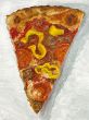 Steak, Pepperoni and Hot Peppers Slice