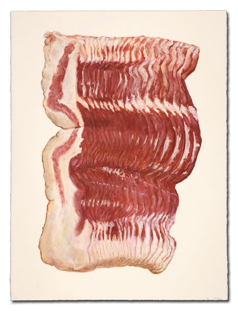 Bacon Composition 1, original artwork by Mike Geno