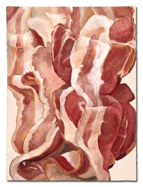Bacon Composition 3, original artwork by Mike Geno
