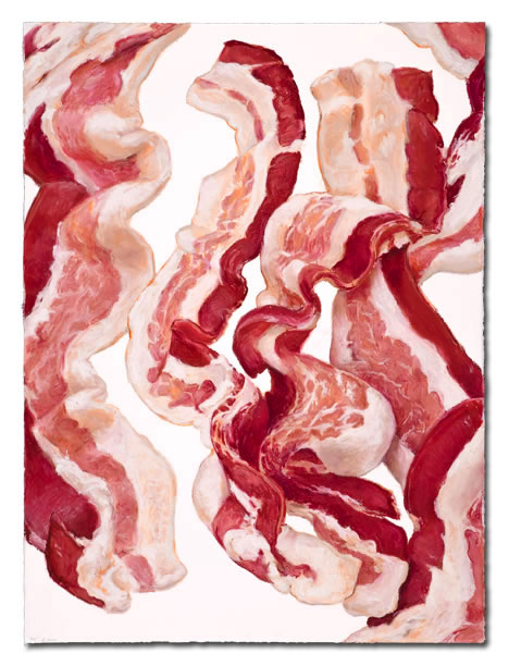 Bacon Composition 5, original artwork by Mike Geno
