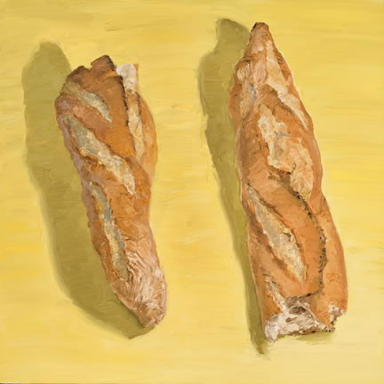 French Baguette, original artwork by Mike Geno