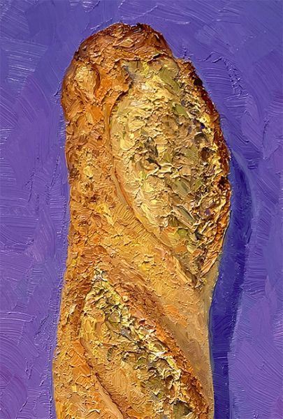 Additional Image of Baguette Sections, original artwork by Mike Geno
