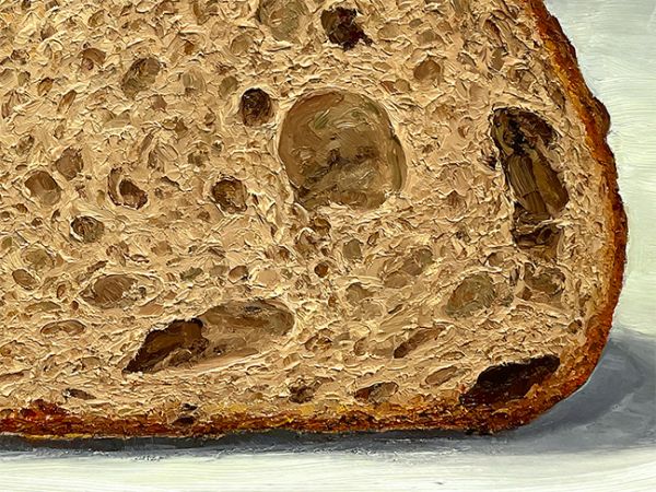 Detail View of Country Sourdough, original artwork by Mike Geno