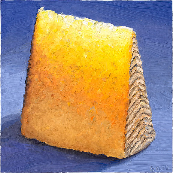 Manchego 2 (with stripes), original artwork by Mike Geno