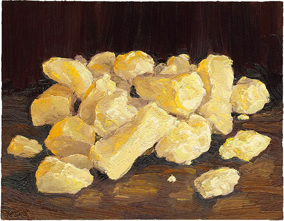 Cheese Curds, original artwork by Mike Geno