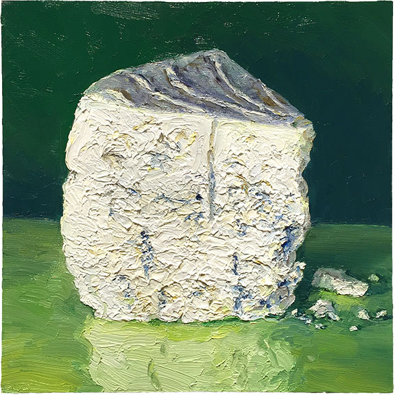 Simply Artisan Reserve Blue Cheese, original artwork by Mike Geno