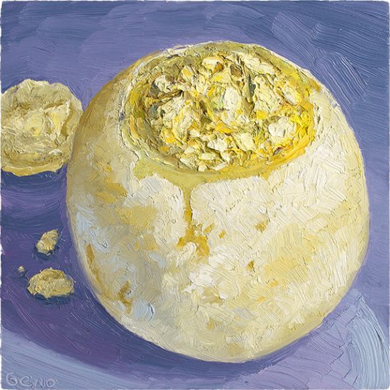 Queso Bola de Ocosingo, original artwork by Mike Geno