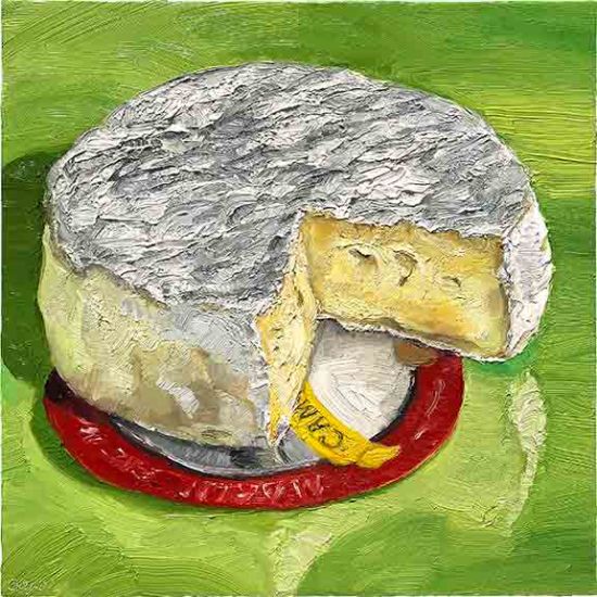 Marin French Camembert, original artwork by Mike Geno