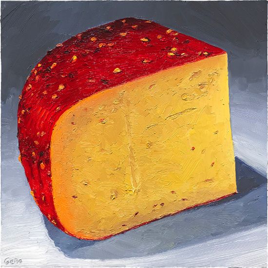 Sriracha Gouda, original artwork by Mike Geno