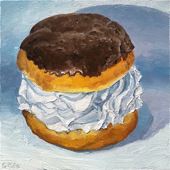 Stuffed Donut, original artwork by Mike Geno