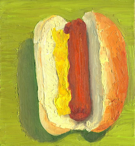Hot Dog, original artwork by Mike Geno