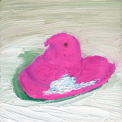 Pink Peep 2, original artwork by Mike Geno