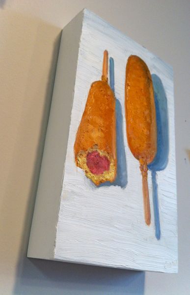 Additional Image of Corn Dogs, original artwork by Mike Geno