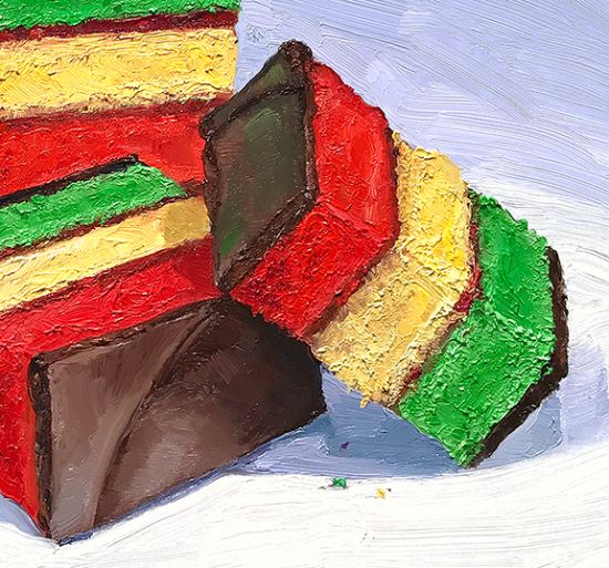 Additional Image of Rainbow Cookies, original artwork by Mike Geno