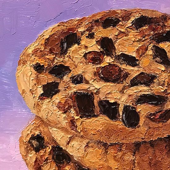 Additional Image of Chocolate Chunk Cookies, original artwork by Mike Geno