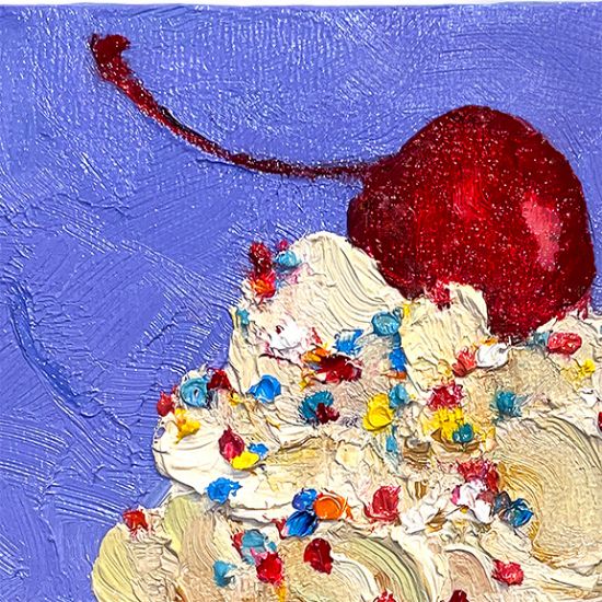 Additional Image of Chocolate Cupcake, original artwork by Mike Geno