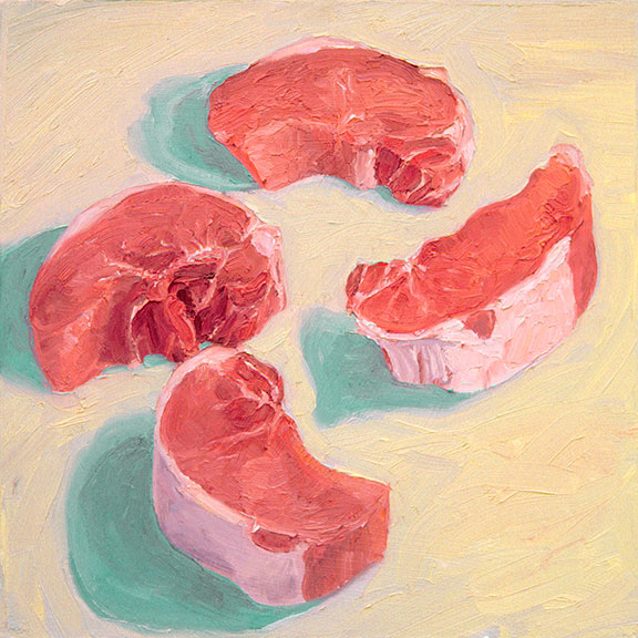 Boneless Pork, original artwork by Mike Geno