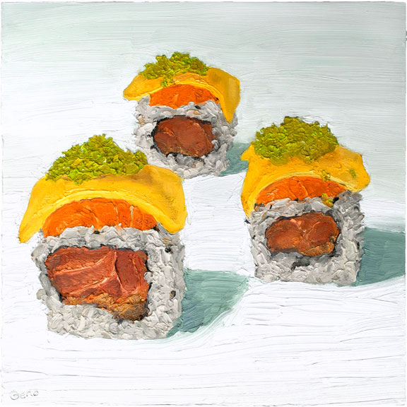 Island Roll, original artwork by Mike Geno