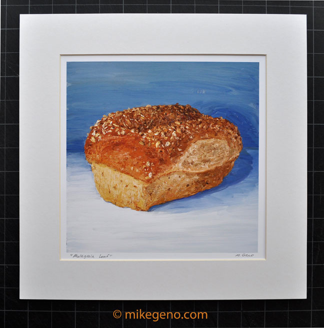 Multigrain Loaf painting by Mike Geno