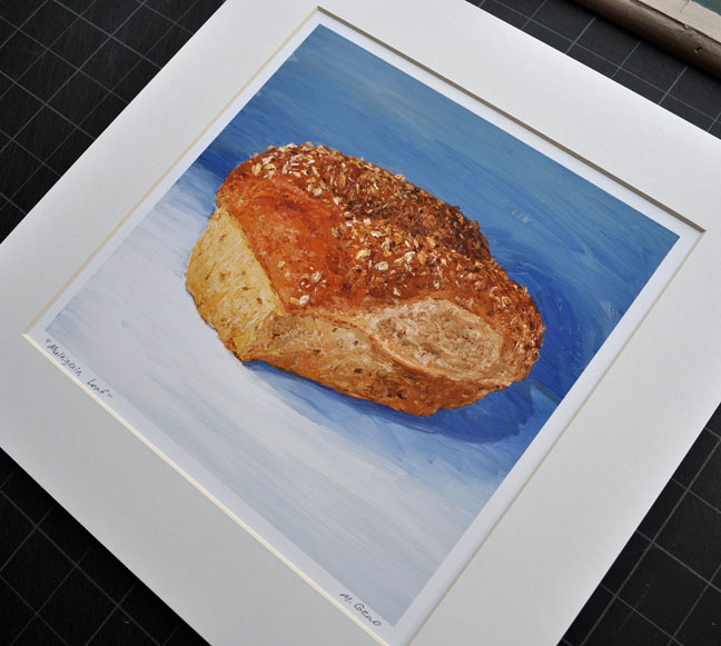 Multigrain Loaf painting by Mike Geno