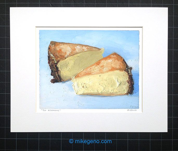 Two Winnimeres cheese portrait print by Mike Geno