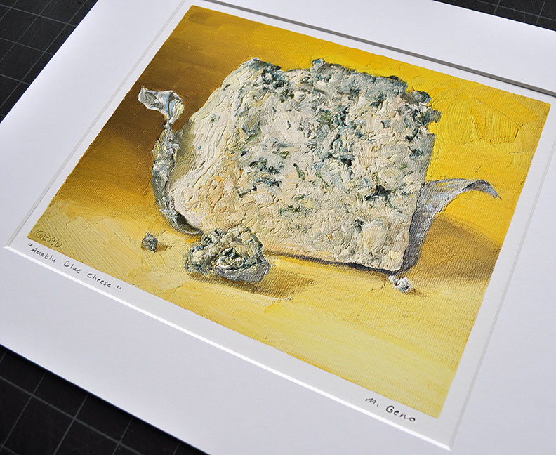 Amablu Blue Cheese matted print by Mike Geno