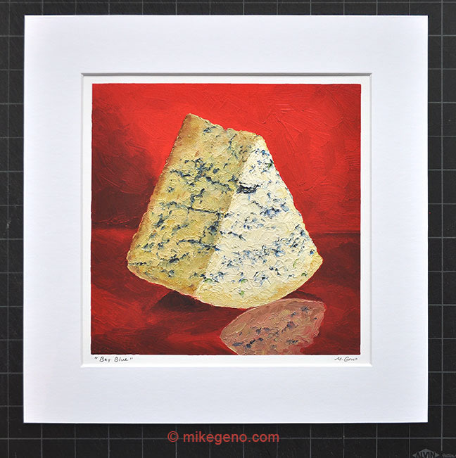 Bay Blue cheeseportrait by Mike Geno