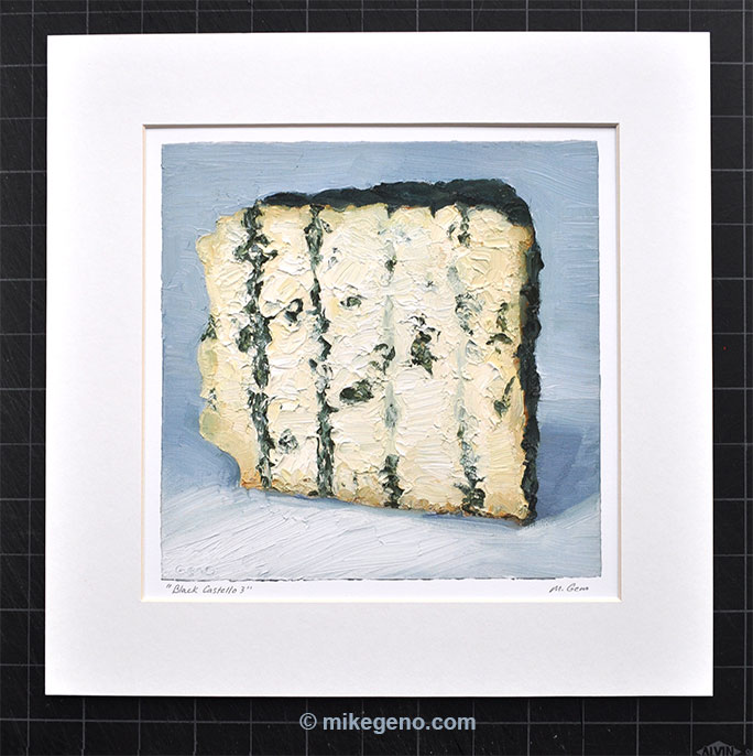 Black Castello cheese portrait by Mike Geno