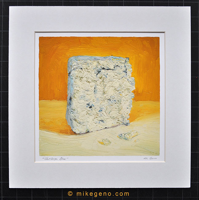 Chiriboga Blue cheese portrait by Mike Geno