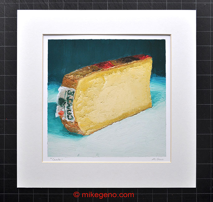 Comte cheese portrait by Mike Geno