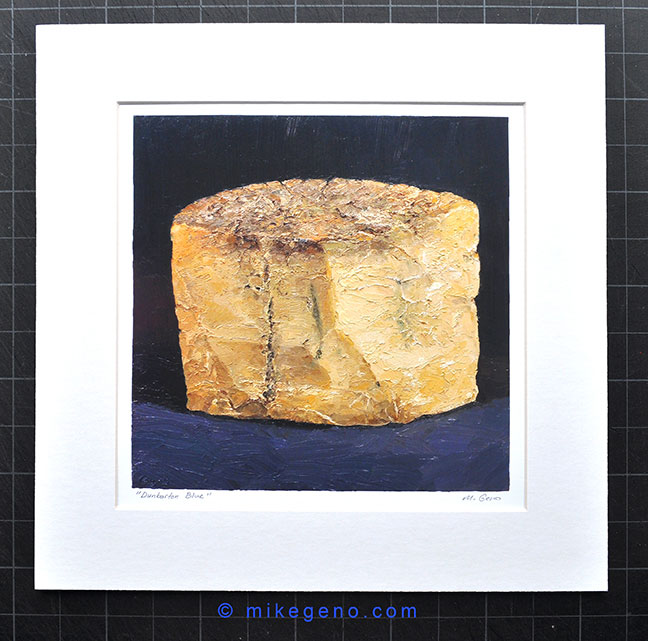 Dunbarton Blue cheese portrait print by Mike Geno