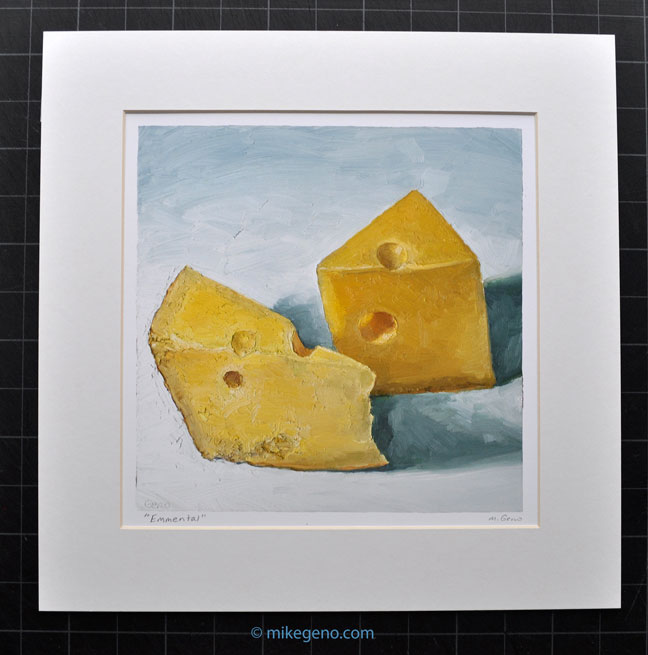 Emmental cheese portrait by Mike Geno