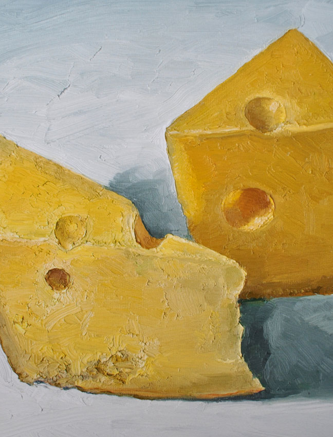 Emmental cheese portrait by Mike Geno