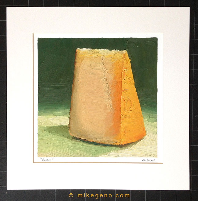 Evalon cheese portrait print by Mike Geno