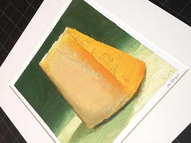 Evalon cheese portrait print by Mike Geno