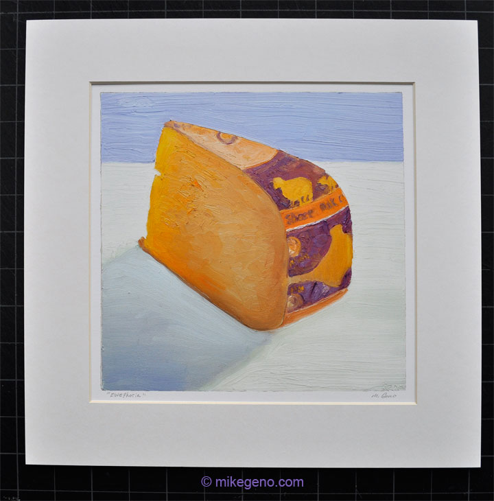 Ewephoria cheese portrait by Mike Geno