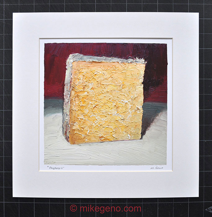Flagsheep 2 cheese painting art  by Mike Geno