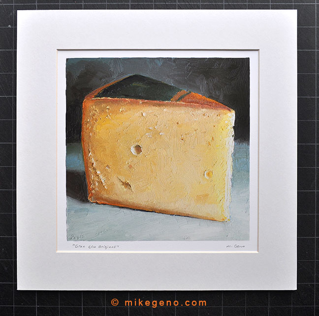 Gran Cru Original cheese portrait print by Mike Geno