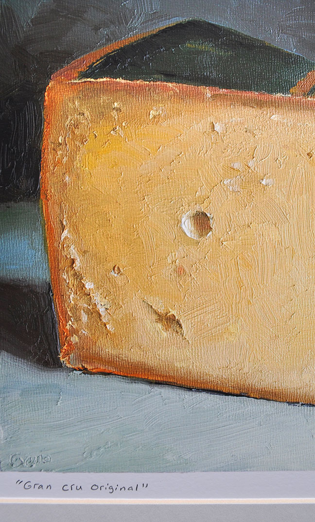 Gran Cru Original cheese portrait print by Mike Geno