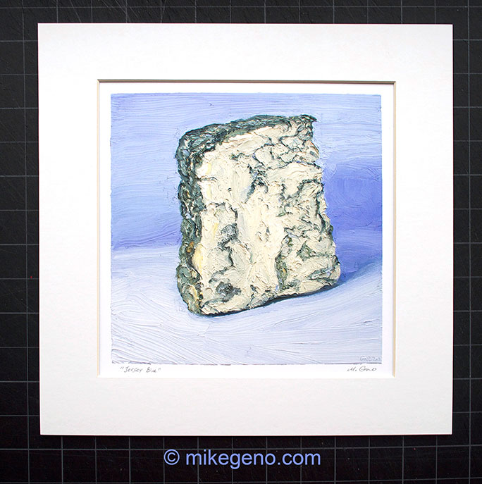 Jersey Blue cheese painting by Mike Geno