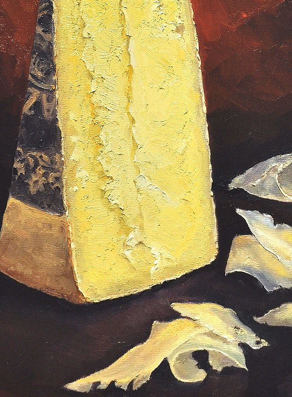 L'Etivaz AOP cheese portrait print by Mike Geno