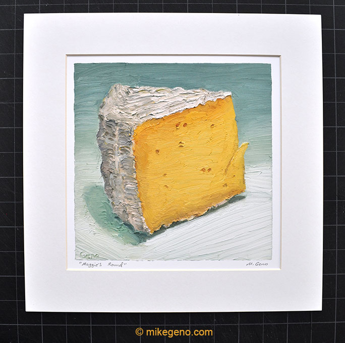 Maggie's Round cheese portrait by Mike Geno