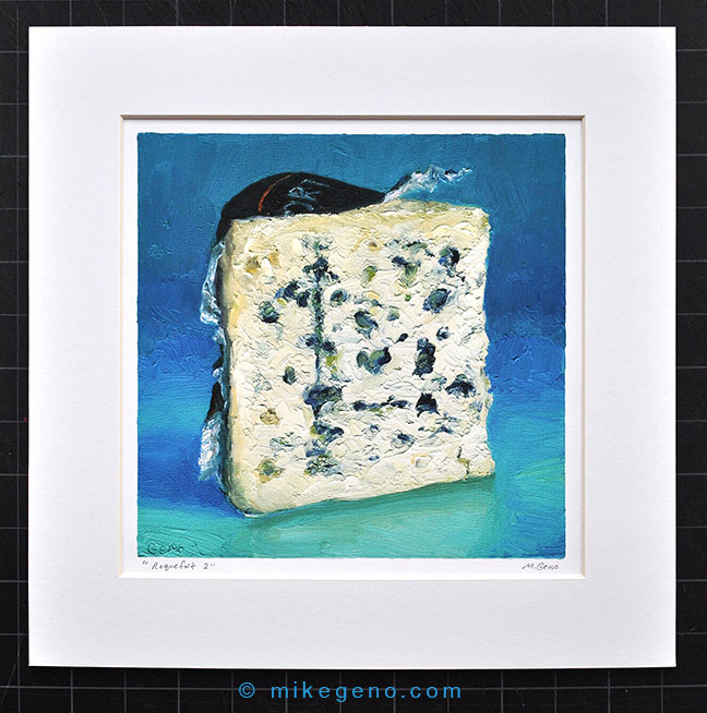 Roquefort Papillon2 cheese print by Mike Geno