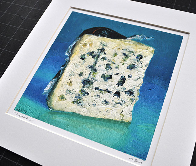 Roquefort Papillon2 cheese print by Mike Geno