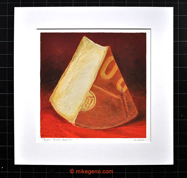 Roth's Private Reserve matted cheeseportrait print by Mike Geno