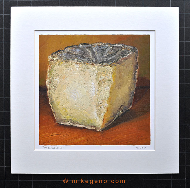 The Camel's Back cheese portrait print by Mike Geno