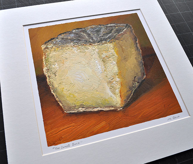 The Camel's Back cheese portrait print by Mike Geno