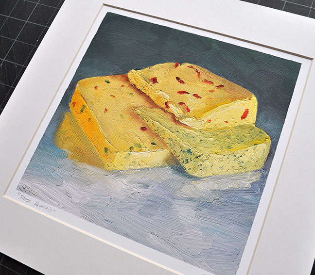 Three Havartis cheese portrait by Mike Geno