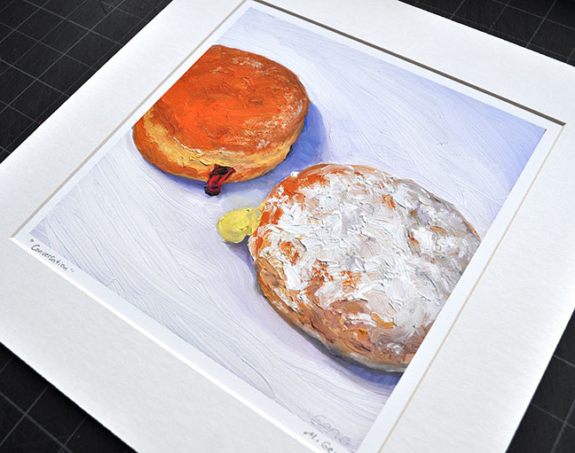 Conversation donut print by Mike Geno