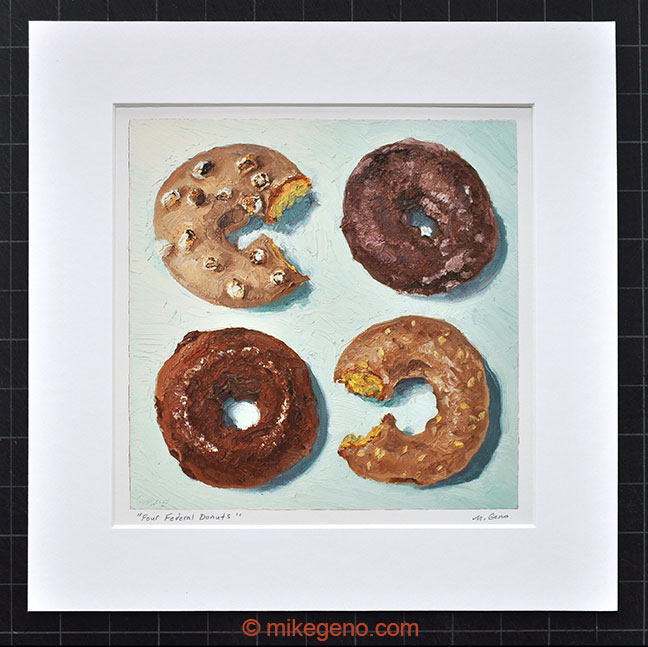 Four Federal Donuts print by Mike Geno